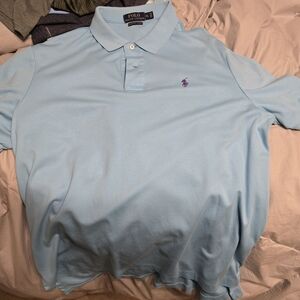 Polo by Ralph Lauren Men's Sky Blue Polo Shirt